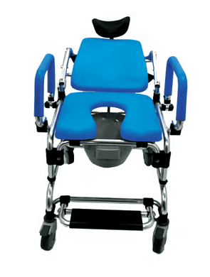 Aquatec Aqua Recliner shampoo commode with reclining back