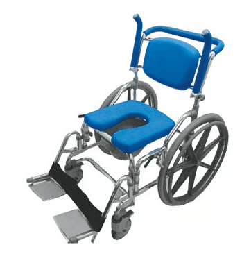 Aqua Wheelchair Shower Commode with soft seat